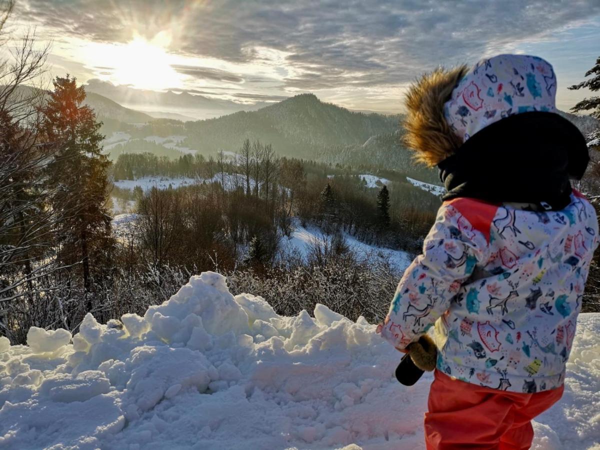 Koza U Woza Wypocznij W Gorach W Rytmie Slow Drewniany Dom Premium Z Widokiem Na Panorame Tatr Ecospa Strefa Fitness Zielona Farma Warsztaty (Adults Only) Szlembark Eksteriør billede